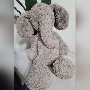 Jellycat London Gray Plush Elephant Accent with Floppy Ears and Trunk